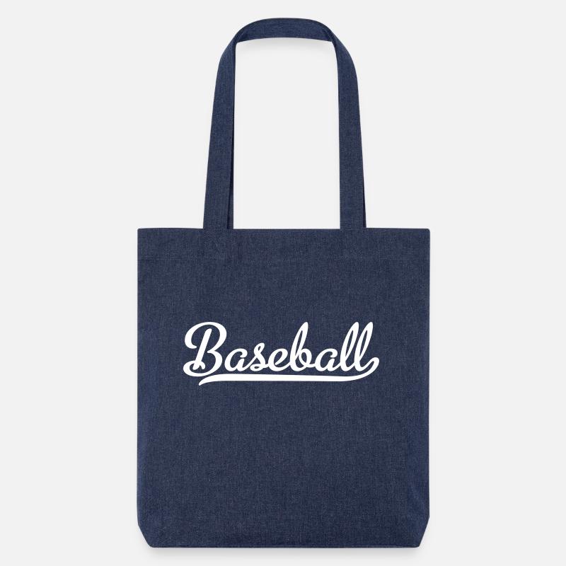 Baseball - Stanley/Stella recycelter Heavyweight Stoffbeutel - melange Blue