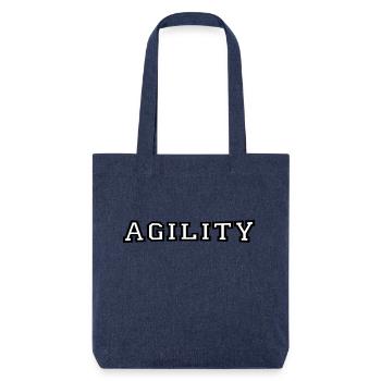 agility - Stanley/Stella recycelter Heavyweight Stoffbeutel - melange Blue - Vorne
