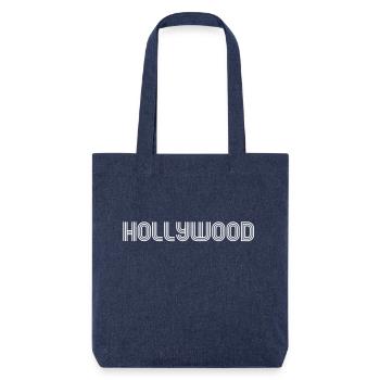 hollywood 70 fontes - Tote bag épais recyclé Stanley/Stella - mélange bleu - Devant