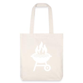 Grill Icon - Stanley/Stella Heavyweight Recycled Tote Bag - natural white - Front