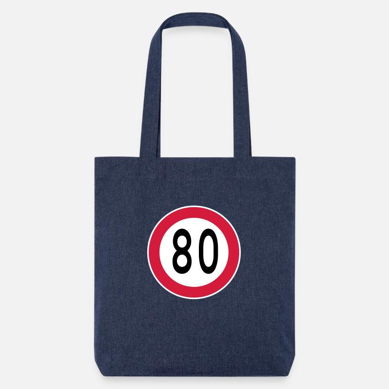 (80) - Stanley/Stella recycelter Heavyweight Stoffbeutel - melange Blue