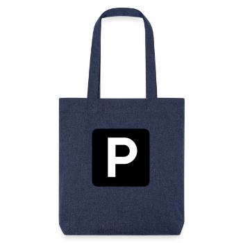 Parking place - Stanley/Stella Heavyweight Recycled Tote Bag - melange blue - Front