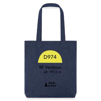 Mont Ventoux - Stanley/Stella recycelter Heavyweight Stoffbeutel - melange Blue - Vorne