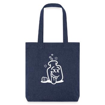 Biberon - Tote bag épais recyclé Stanley/Stella - mélange bleu - Devant