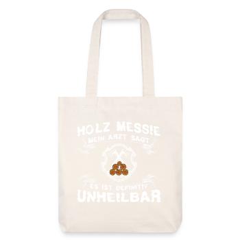 Bois Messie - Tote bag épais recyclé Stanley/Stella - blanc cassé - Devant