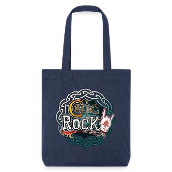 Keltischer Rock - Stanley/Stella recycelter Heavyweight Stoffbeutel - melange Blue - Vorne