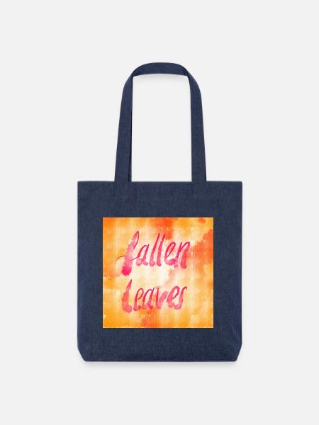 Flaming Fallen Leaves - Stanley/Stella recycelter Heavyweight Stoffbeutel - melange Blue