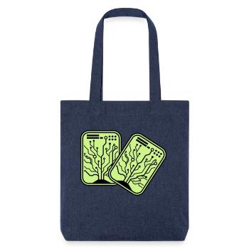 Micro Chip 2 - Stanley/Stella Heavyweight Recycled Tote Bag - melange blue - Front