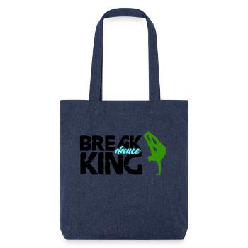 Roi du break dance - Tote bag épais recyclé Stanley/Stella - mélange bleu - Devant