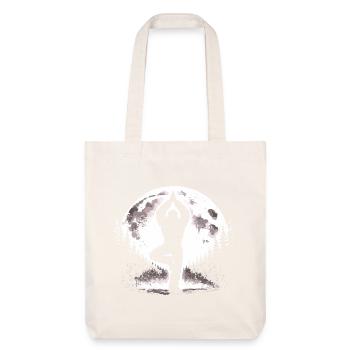 Bigfoot Yoga Pose - Stanley/Stella Heavyweight Recycled Tote Bag - natural white - Front