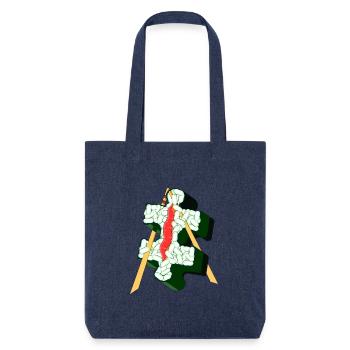 MORCEAU DE SUSHI - Tote bag épais recyclé Stanley/Stella - mélange bleu - Devant