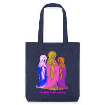 The Holy Trinity of Pop Vierges Colorées - Tote bag épais recyclé Stanley/Stella - mélange bleu - Devant