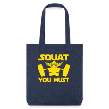 Fitness Gym - Tote bag épais recyclé Stanley/Stella - mélange bleu - Devant