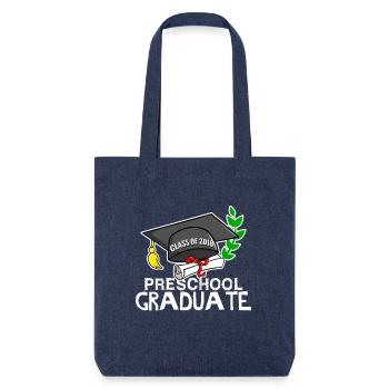 Preschool Graduate - class of 2018 - Stanley/Stella Heavyweight Recycled Tote Bag - melange blue - Front