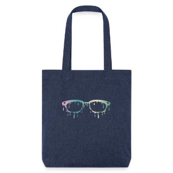 Verres cool - Tote bag épais recyclé Stanley/Stella - mélange bleu - Devant