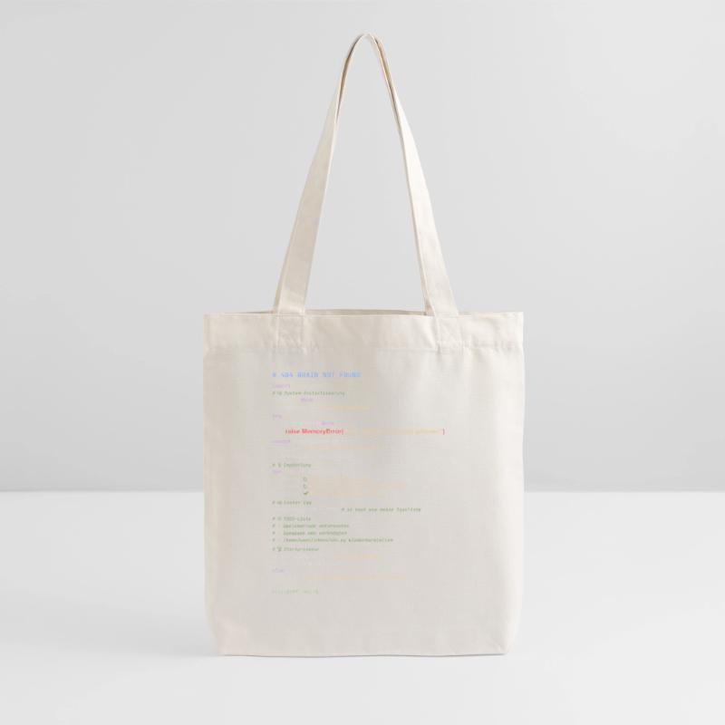 404 Cerveau introuvable Code Python Tote bag épais recyclé Stanley/Stella
