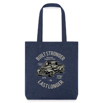 Built Stronger - Stanley/Stella Heavyweight Recycled Tote Bag - melange blue - Front