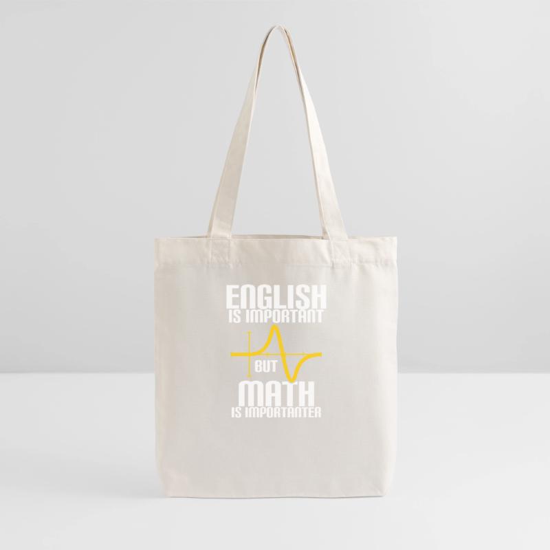 MATH EST PLUS IMPORTANT QUE L'ANGLAIS - MATH - COMPUTING Tote bag épais recyclé Stanley/Stella