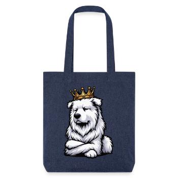 Chiens bergers blancs bergers - Tote bag épais recyclé Stanley/Stella - mélange bleu - Devant