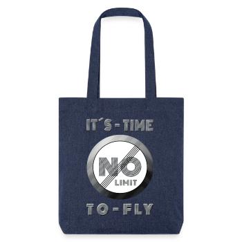 NO LIMIT kiting Gamer Extreme Sports Race Track - Stanley/Stella Heavyweight Recycled Tote Bag - melange blue - Front