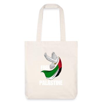 Free Palestine Design – Déclaration pour la paix - Tote bag épais recyclé Stanley/Stella - blanc cassé - Devant