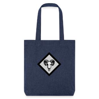 Gotland - Stanley/Stella recycelter Heavyweight Stoffbeutel - melange Blue - Vorne