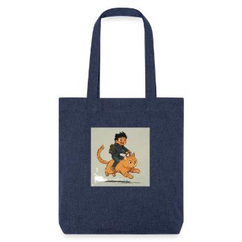 Chevaucher - Tote bag épais recyclé Stanley/Stella - mélange bleu - Devant