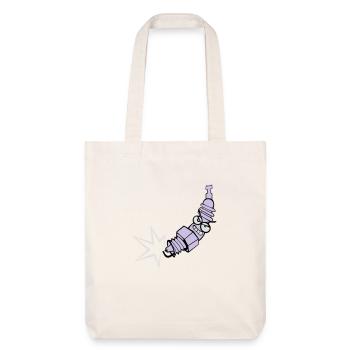 Spark plug with color changing function - Stanley/Stella Heavyweight Recycled Tote Bag - natural white - Front