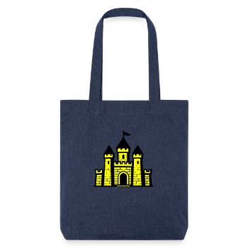 Château Moyen Âge Château - Tote bag épais recyclé Stanley/Stella - mélange bleu - Devant