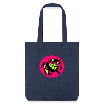 Planche à roulettes de singe! - Tote bag épais recyclé Stanley/Stella - mélange bleu - Devant