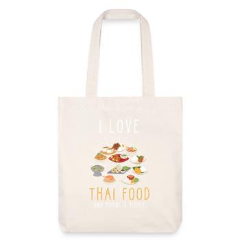 Thaï food thaïlandaise - Tote bag épais recyclé Stanley/Stella - blanc cassé - Devant