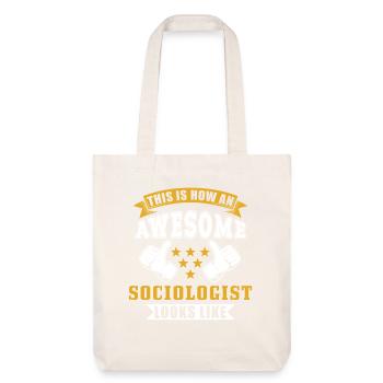 Don de sociologue - Tote bag épais recyclé Stanley/Stella - blanc cassé - Devant