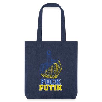 Puck Futin - Stanley/Stella Heavyweight Recycled Tote Bag - melange blue - Front