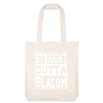 Slalom en disant drôle - Tote bag épais recyclé Stanley/Stella - blanc cassé - Devant