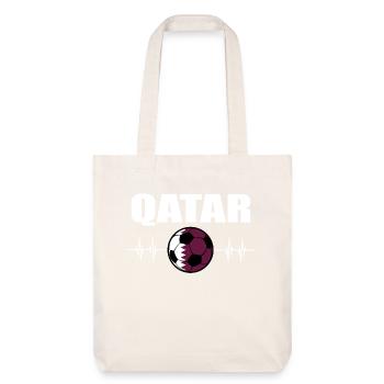 Qatar Football - Tote bag épais recyclé Stanley/Stella - blanc cassé - Devant