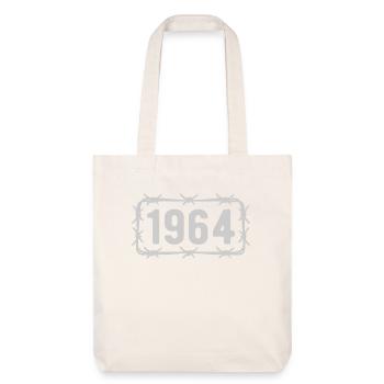 Birthday born 1964 Barbed wire - Stanley/Stella Heavyweight Recycled Tote Bag - natural white - Front