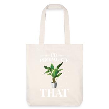 Je propagerais les amateurs de bananiers - Tote bag épais recyclé Stanley/Stella - blanc cassé - Devant