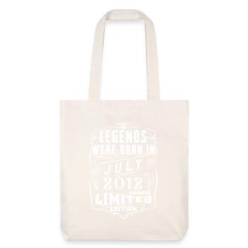 Birthday July 2012 Year Limited Edition - Stanley/Stella Heavyweight Recycled Tote Bag - natural white - Front