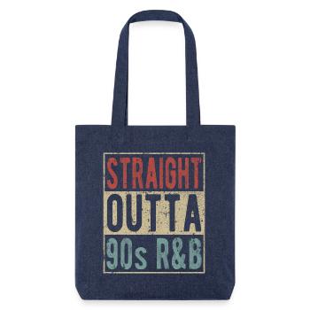 Straight Outta 90s R&B Retro Style - Stanley/Stella Heavyweight Recycled Tote Bag - melange blue - Front