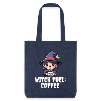 WITCH FUEL COFFEE - WITCH HALLOWEEN - Tote bag épais recyclé Stanley/Stella - mélange bleu - Devant