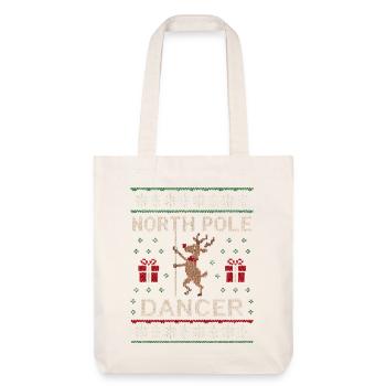 Danseuse du pôle Nord – Noël inapproprié pour - Tote bag épais recyclé Stanley/Stella - blanc cassé - Devant