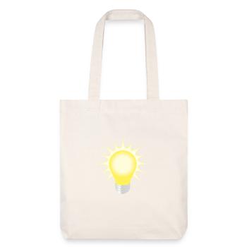 ampoule - Tote bag épais recyclé Stanley/Stella - blanc cassé - Devant