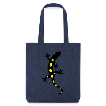 Lizard Salamander Gecko Fire Salamander - Stanley/Stella Heavyweight Recycled Tote Bag - melange blue - Front
