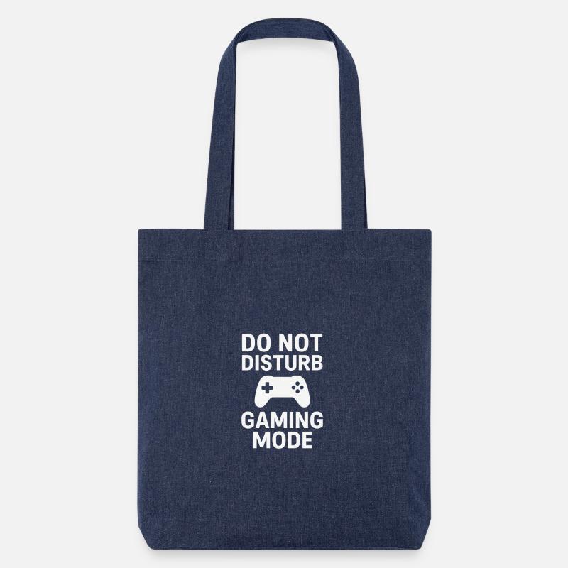 Do Not Disturb – Gaming Mode - Stanley/Stella recycelter Heavyweight Stoffbeutel - melange Blue