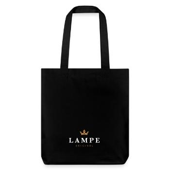 Lampe Original Familienlogo - Stanley/Stella recycelter Heavyweight Stoffbeutel - Schwarz - Vorne