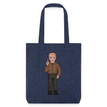 Tage Danielsson - Tote bag épais recyclé Stanley/Stella - mélange bleu - Devant