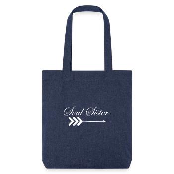 soul sister - Tote bag épais recyclé Stanley/Stella - mélange bleu - Devant
