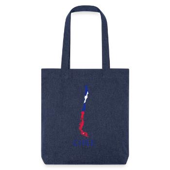chile - Tote bag épais recyclé Stanley/Stella - mélange bleu - Devant
