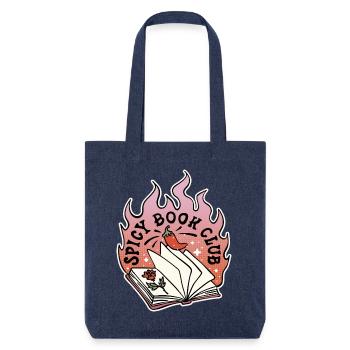Spicy Book Club – For hot reading nights - Stanley/Stella Heavyweight Recycled Tote Bag - melange blue - Front