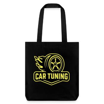 Car Tuning Car Tyres - Stanley/Stella Heavyweight Recycled Tote Bag - black - Front